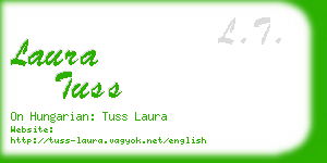 laura tuss business card